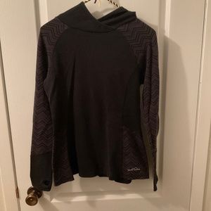 Womens Eddie Bauer long sleeve hooded top